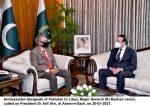 Pakistan’s Ambassadors-designate to Libya call on President Pakistan’s Ambassadors-designate to Libya call on President