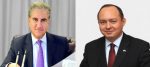Qureshi calls Romanian FM to discuss facilitation for Pakistanis’ evacuation