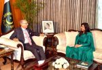 Pakistan’s Ambassador-designate to Ireland Aisha Farooqui calls on President Arif Alvi