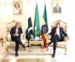 Pakistan-Ethiopian envoys pledged to promote and strengthen the bilateral ties of two countries