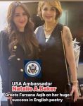 Poetic Diplomacy Over Dinner: Farzana Aqib Honors U.S. Ambassador Natalie A. Baker