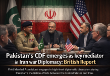 Pakistan’s CDF emerges as key mediator in Iran war diplomacy: British media