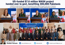 US-funded $7.6 million WASH project handed over to govt, benefiting 300,000 Pakistanis