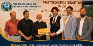 OPGF Chairman Zaheer Mehr calls for greater global cooperation through interfaith dialogue